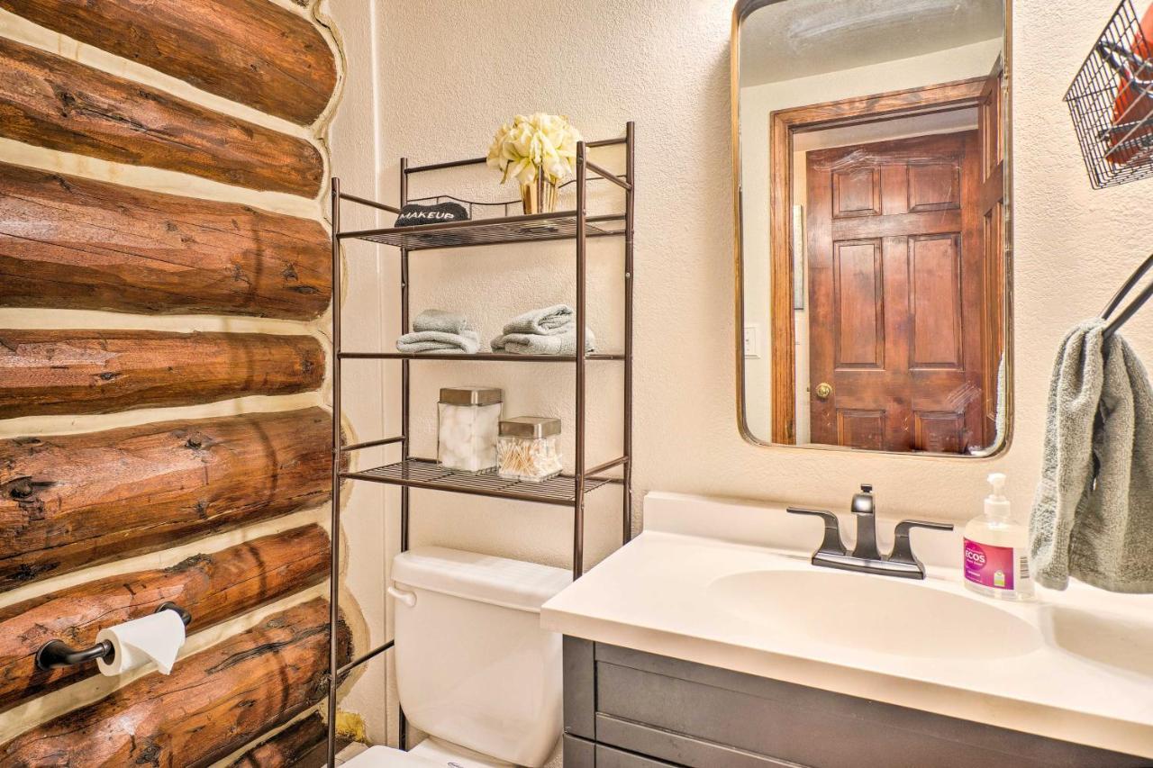 Classic Colorado Log Home With Mountain Views! Florissant Dış mekan fotoğraf