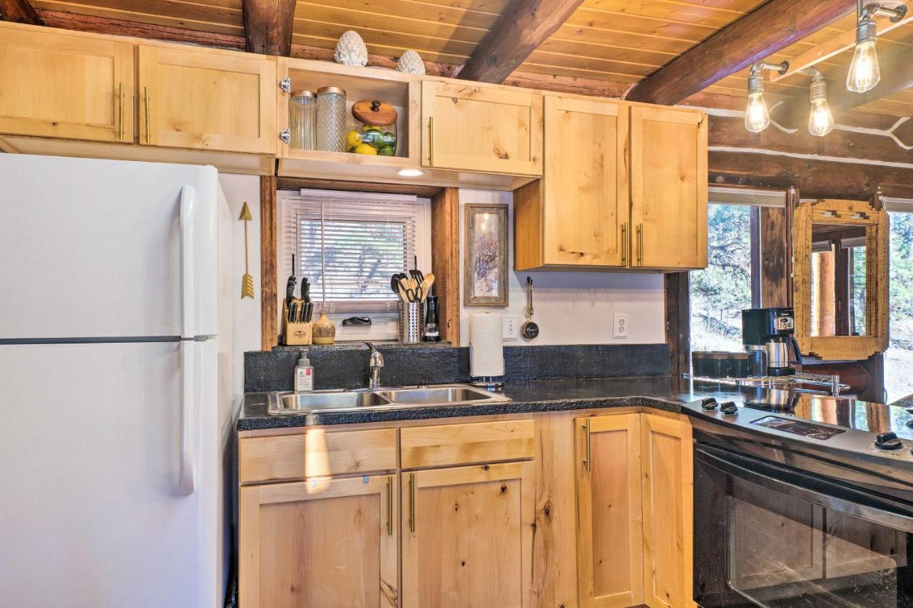 Classic Colorado Log Home With Mountain Views! Florissant Dış mekan fotoğraf