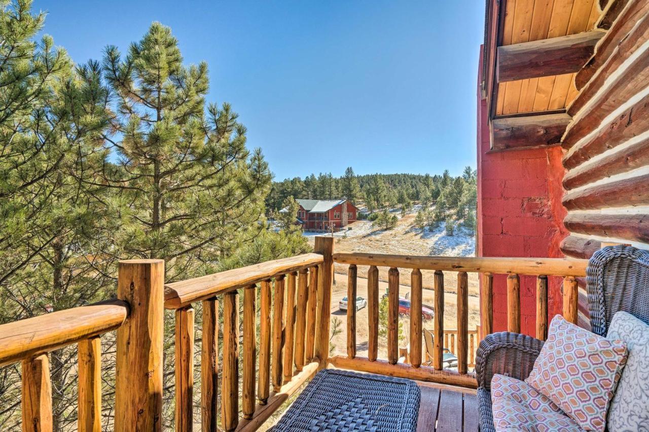 Classic Colorado Log Home With Mountain Views! Florissant Dış mekan fotoğraf
